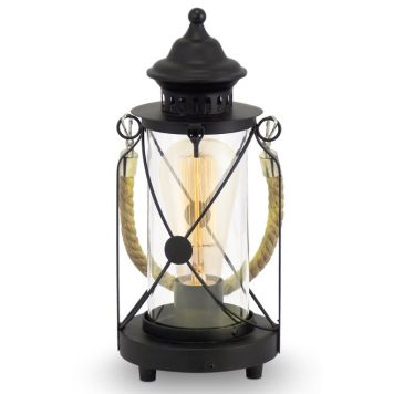 Eglo bordlampe Bradford sort Ø14 cm