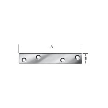 Vormann sømbeslag 60x15mm galv. stål 2 sømhuller