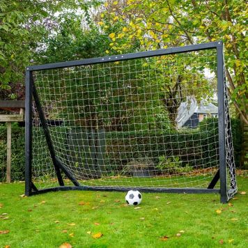 Homegoal fodboldmål Pro XL sort træ 300x200 cm