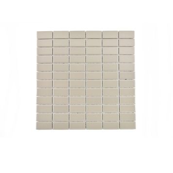 Mosaik Uni Stick porcelæn brun mat 29,8 x 29,8 cm