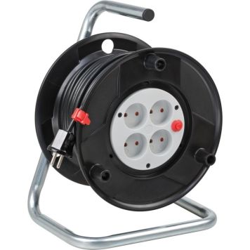 Brennenstuhl kabeltromle Garant 4 udtag IP20 40m