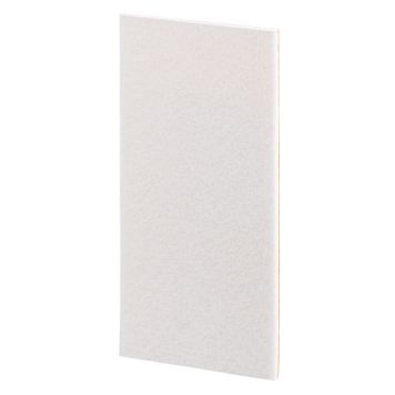 Filtplade 200x100mm hvid 