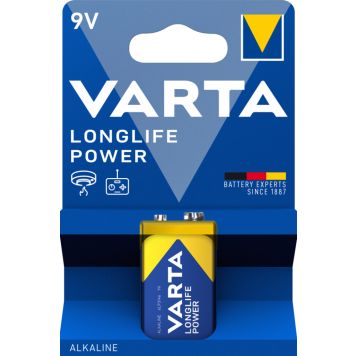 9V batteri 6LR61 - Varta
