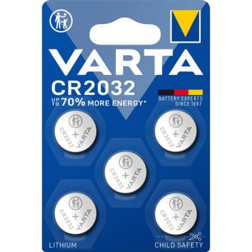 Varta knapcellebatteri CR2032 5-pak