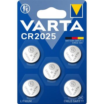 Varta knapcellebatteri CR2025 5-pak