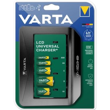 Varta batterioplader LCD Universal Charger+