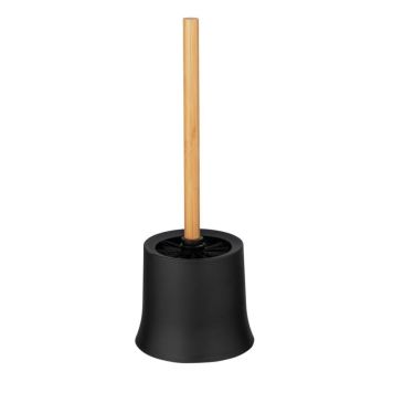 Toiletbørste basic sort bambus