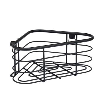 Wenko hjørnehylde enk sort turboloc