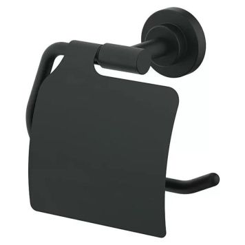 Camargue toiletrulleholder m/låg Lyon mat sort