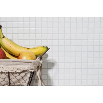 Mosaik Uni mat hvid 29,8 x 29,8 cm