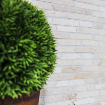 Mosaik Biancone natursten sand mix 30,5 x 30,5 cm
