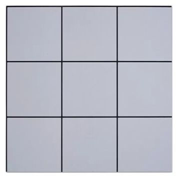 Mosaik Square white metal 306x306 mm