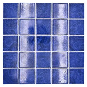 Mosaik Square Uni blue 304x304x5 mm