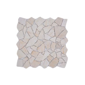 Mosaik Ciot Rubble natursten sand poleret 30,5 x 30,5 cm