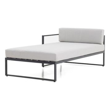 Sensum daybed Skepparholmen aluminium sort højre