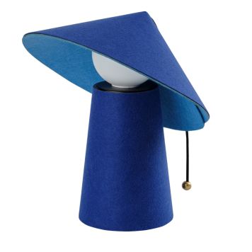 Osram bordlampe Decor Flip blå filt m/USB dæmpbar H25 cm