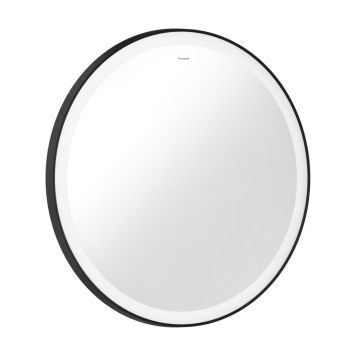 Hansgrohe spejl Xarita Lite S 4000K LED sort ramme Ø70 cm