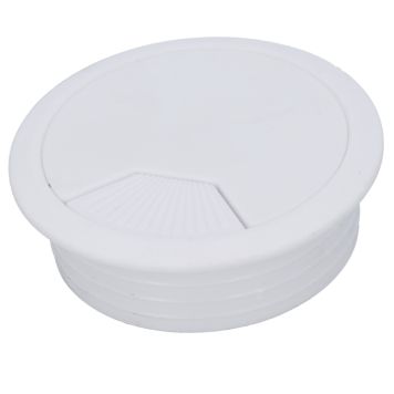 Kabelafdækning 60mm hvid BH43