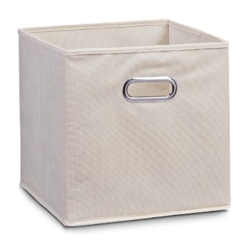 Zeller opbevaringsbox beige ikke vævet 32x32x32 cm