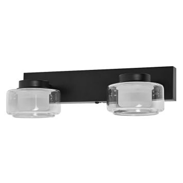Ledvance Orbis væglampe LED 2x5,5W 3000/4000K IP44 sort 30 cm