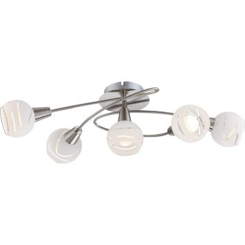 Loftlampe Elliott hvid 62,4 cm - Globo