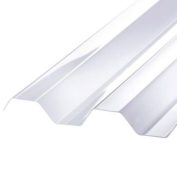 Trapezplade Sunlux HI-PVC opal 3640x1039 mm - Rias