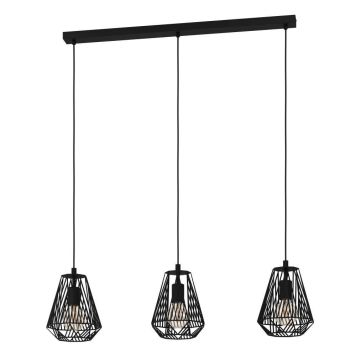Eglo Stype langbordlampe 3xE27 L96 cm sort
