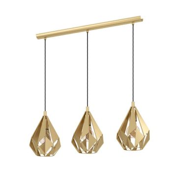 Eglo Carlton langbordlampe 3xE27 guld