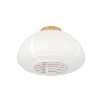 Eglo Summerhill loftlampe papirskærm træ/hvid Ø400 mm 
