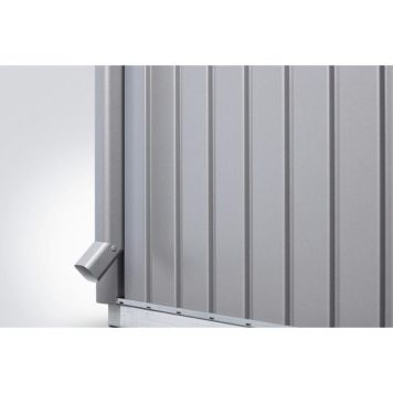 Biohort nedløbsrørsæt kvartsgrå 182 cm