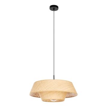 Eglo Marford pendel Ø500 E27 bast/sort