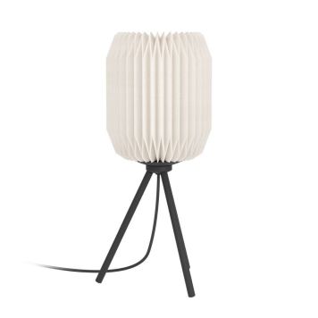 Eglo Belgrave bordlampe H44cm E27 sort/hvid 