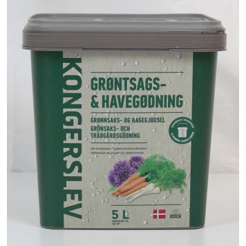 Kongerslev grøntsags- og havegødning organisk 5 L