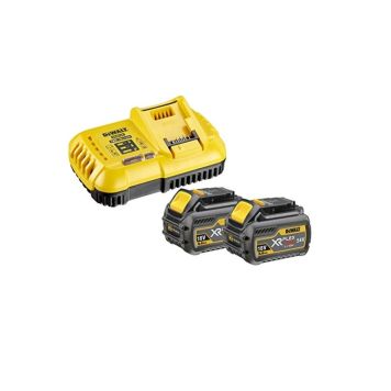 DeWalt hurtiglader 18V XR/FLEXVOLT og 2 batterier