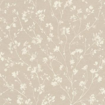 Rasch tapet blomstret 10.5x0.53m brun/beige