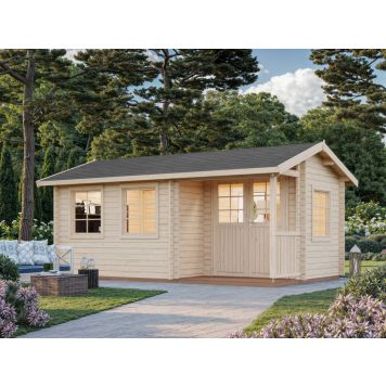 Palmako hytte Susanna ubehandlet nordisk gran 12,4 m²