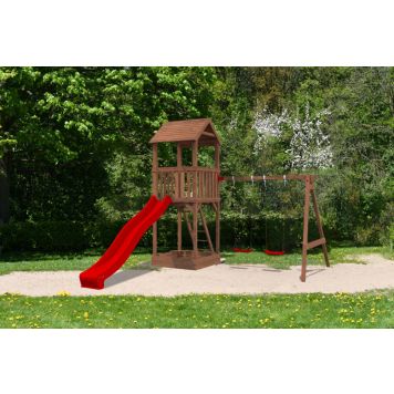 Palmako legetårn Jesper Set 2 70x70 mm massivt træ