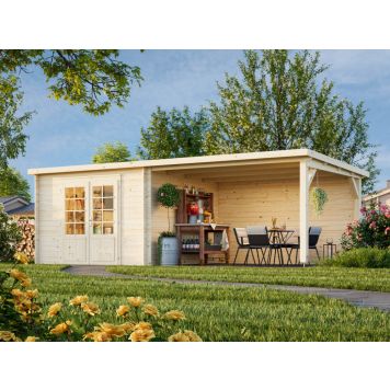 Palmako hytte Ella ubehandlet 8,7+10 m²