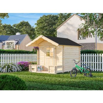 Palmako legehus Stina 3,1 m² med terrasse