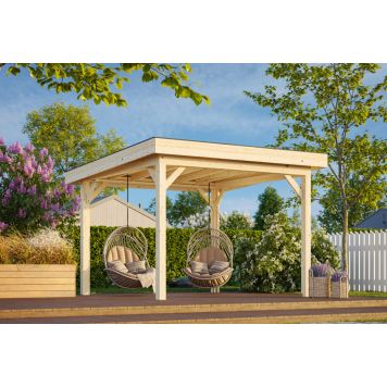 Palmako pavillon Lenna ubehandlet 8,3 m²