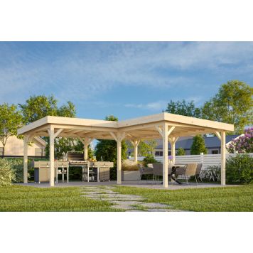 Palmako pavillon Lenna ubehandlet 24,9 m²