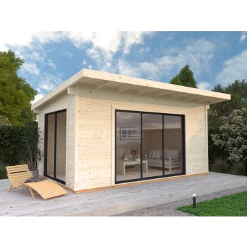 Palmako udestue Grace Slide Plus ubehandlet 14,1 m²