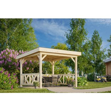 Palmako pavillon Lenna 301 Connect ubehandlet 8,3 m²