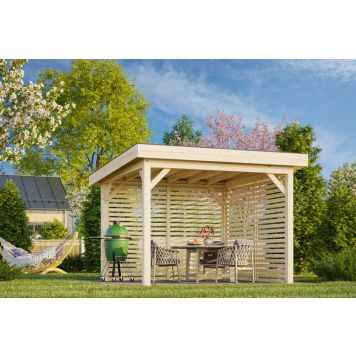 Palmako pavillon Lenna Connect 302 ubehandlet 8,3 m²