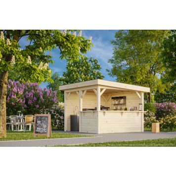 Palmako pavillon Lenna Connect 303 ubehandlet 8,3 m²