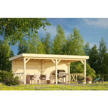 Palmako pavillon Lenna Connect 308 ubehandlet 16,6 m²