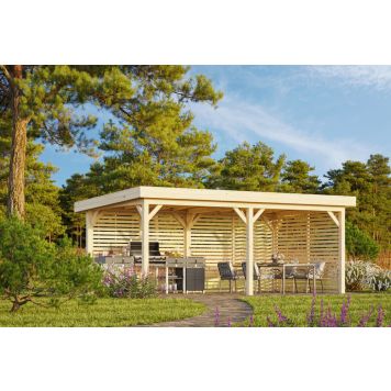 Palmako pavillon Lenna Connect 309 ubehandlet 16,6 m²