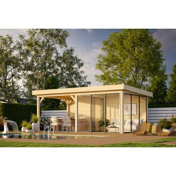 Palmako udestue Lenna Connect 406 ubehandlet 16,6 m²