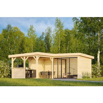 Palmako udestue Lenna Connect 409 ubehandlet 24,9 m²