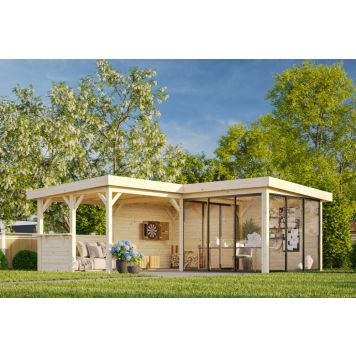 Palmako udestue Lenna Connect 410 ubehandlet 24,9 m²